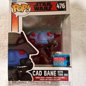 Cad Bane with Todo 360 Convention Exclusive Funko Pop #476